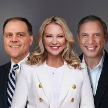Headshots of three of Empower Pharmacy's new executive team members.
